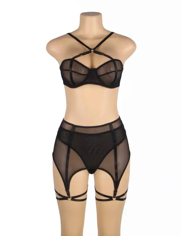 Elevate Elegance with the YesX YX868Q Three Piece Bra Set