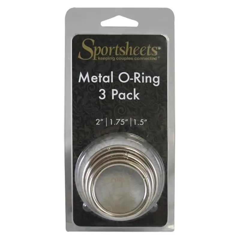 Sportsheets Metal O-Ring 3 Pack 