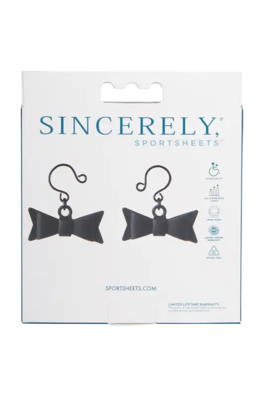 Sportsheets Sincerely Bow Tie Nipple Jewellery