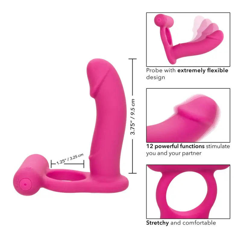 Elevate Intimacy with the Silicone Rechargeable Double Diver Stimulator