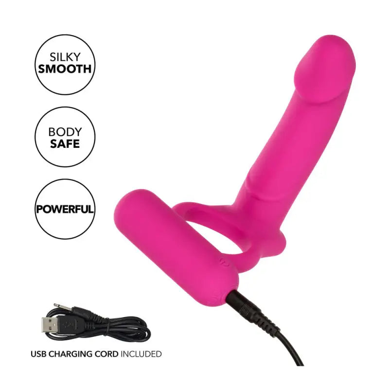 Elevate Intimacy with the Silicone Rechargeable Double Diver Stimulator