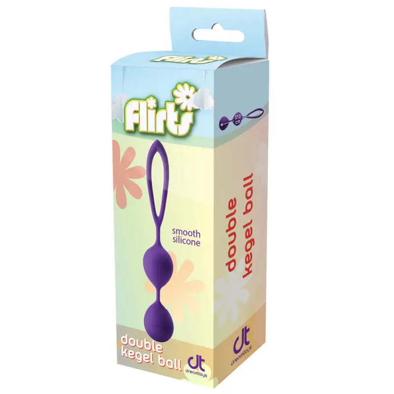 Elevate Pleasure with Flirts Kegel Balls in Vibrant Purple