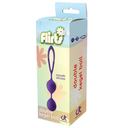 Elevate Pleasure with Flirts Kegel Balls in Vibrant Purple