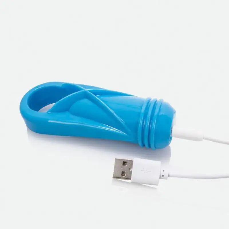 Screaming O Charged OYeah! Plus Rechargeable Vibe Ring - Blue