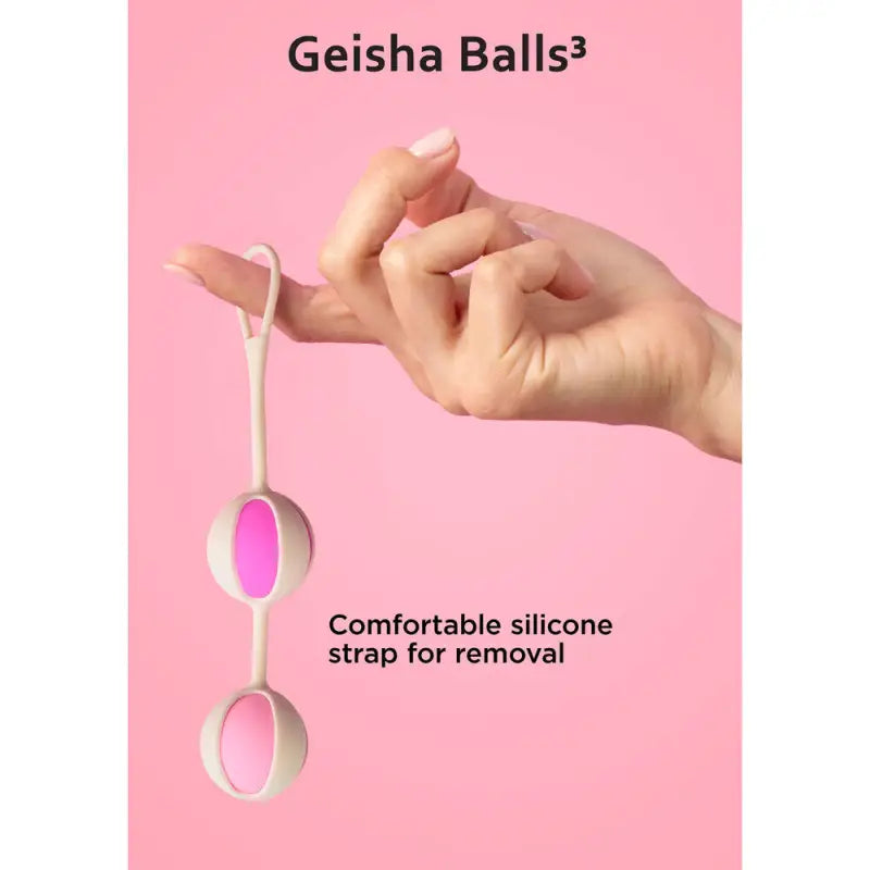 Elevate Pleasure with Vibe Geisha Balls3 and Comfortable Silicone Strap