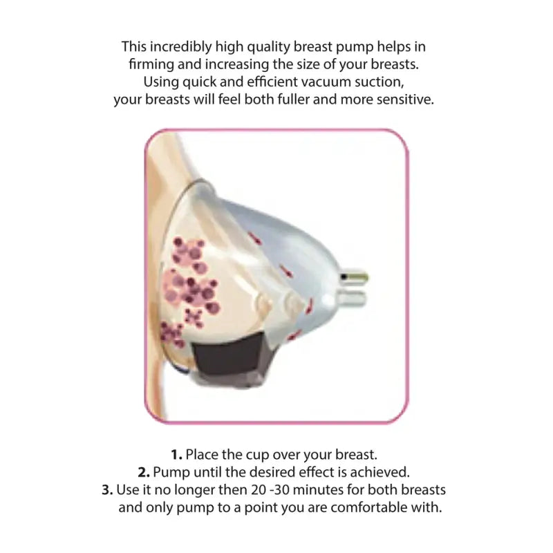 Elevate Sensation with the Pumped Breast Pump Medium Rose Gold