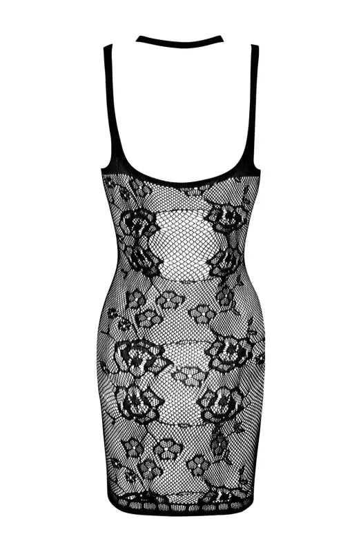 Elevate Your Elegance with the Beauty Night BN6734 Anya Lace Fishnet Dress - One Size (S-L)