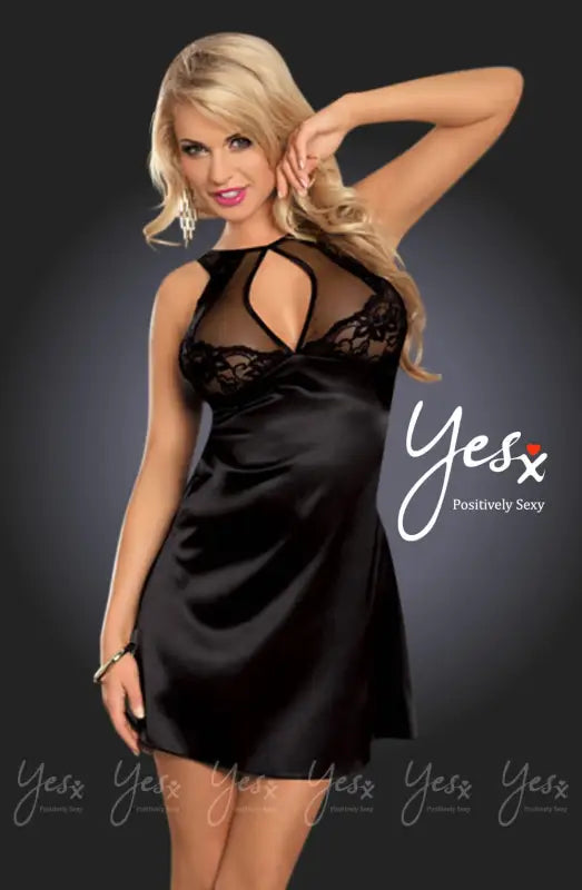 Elevate Your Elegance with the YesX YX684 Dress Black Lace Design - S/M