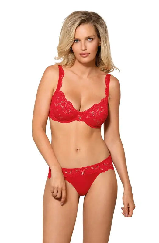 Elevate Your Lingerie Collection with Roza Newia Red Soft Cup Bra