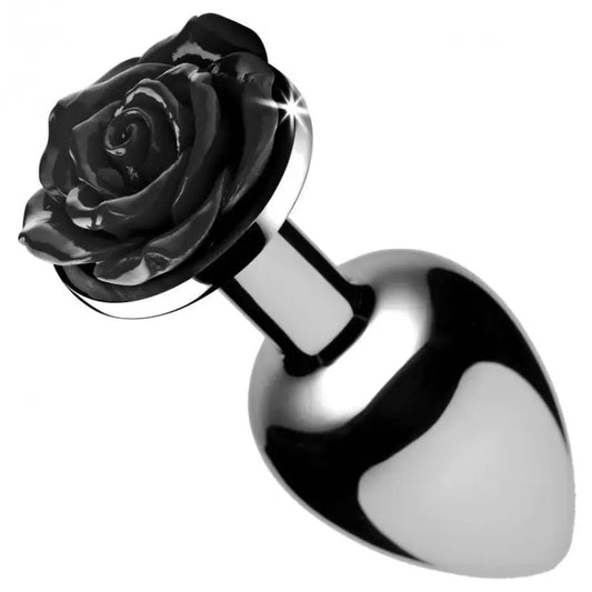 Elevate Your Pleasure with the Booty Sparks Black Rose Anal Plug