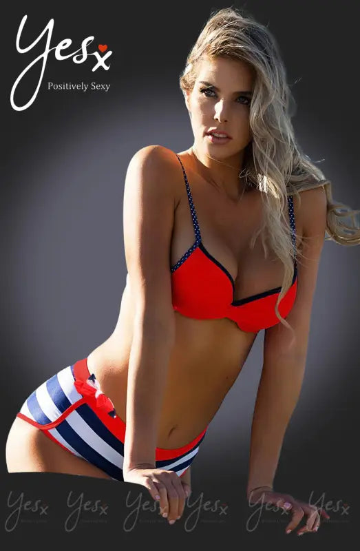 Elevate Your Style with the YesX YX964 Bikini 3 Piece Set Red