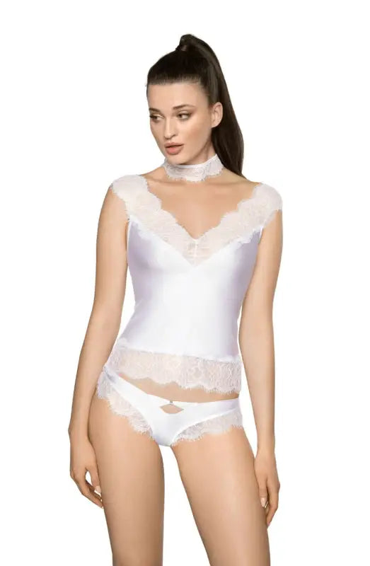 Elevate Your Wardrobe with Roza Sija White Soft Satin Feel Briefs