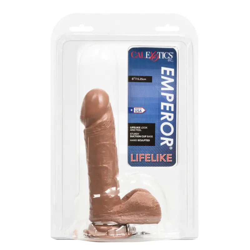 Emperor Brown 6 Inch Realistic Dildo for Unmatched Sensation