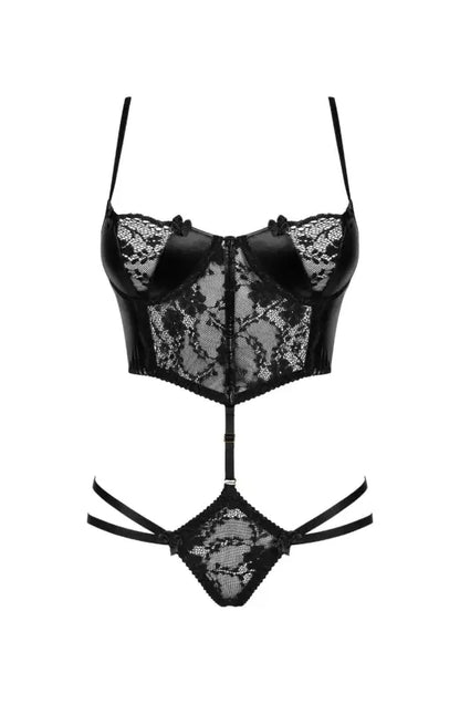 Enchanting Beauty Night BN6700 Noemi Set in Black Lingerie Elegance