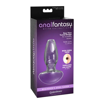 Enhance Pleasure with the Anal Fantasy Beginners Glass Anal Gaper