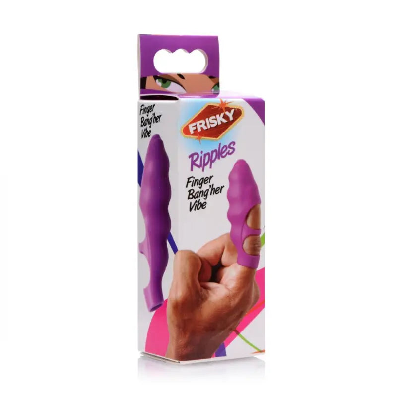 Enhance Pleasure with the Bangher Vibe Purple Finger Bangher