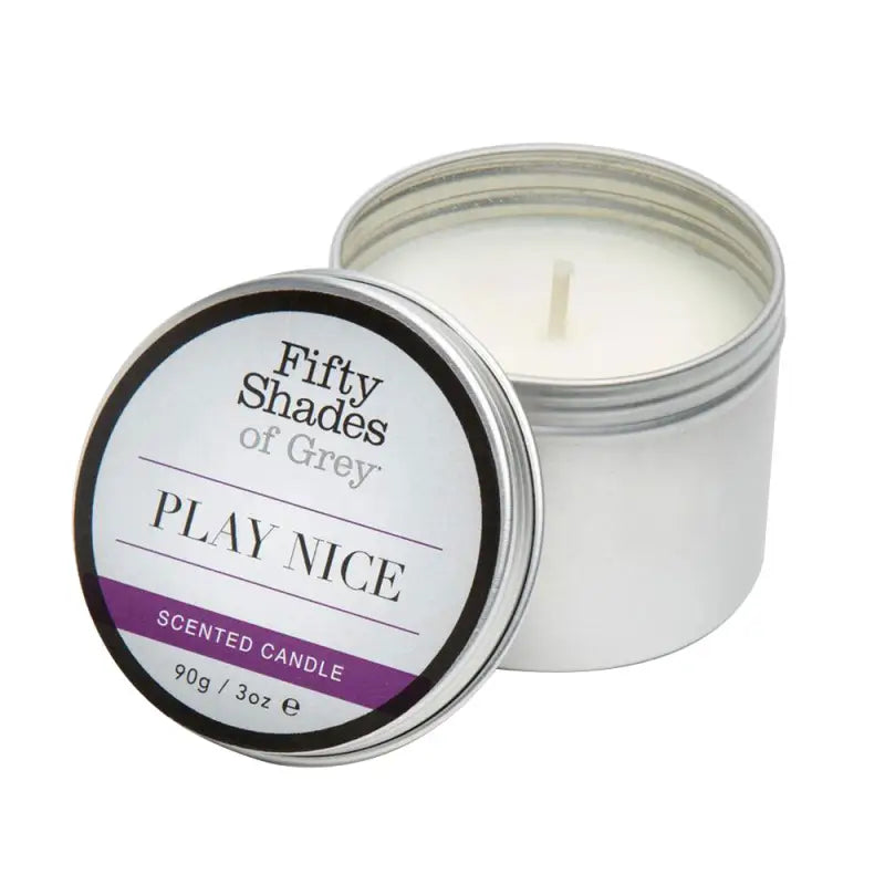 Fifty Shades of Grey Play Nice Vanilla Candle 90g