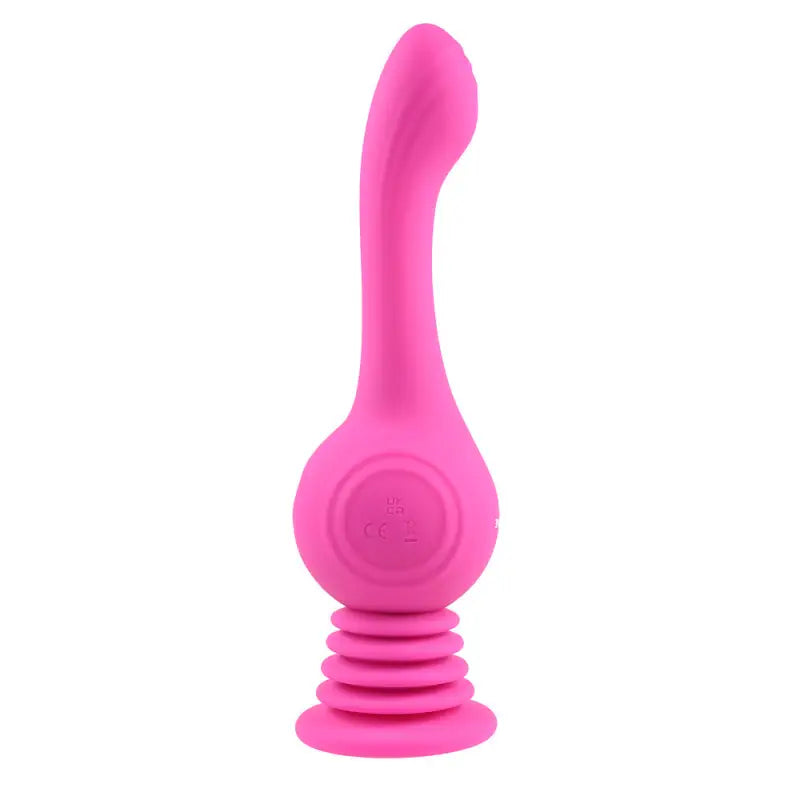 Evolved Gyro Vibe for High-Intensity Pleasure with Accordion-Style Suction Cup