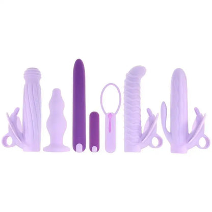 Evolved Lilac Desires Silicone Rechargeable Butterfly Sex Kit