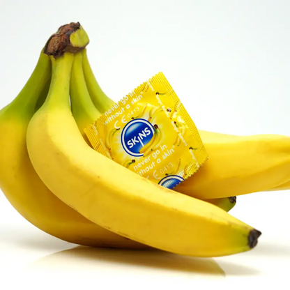 Skins Condoms Banana 4 Pack - International 1