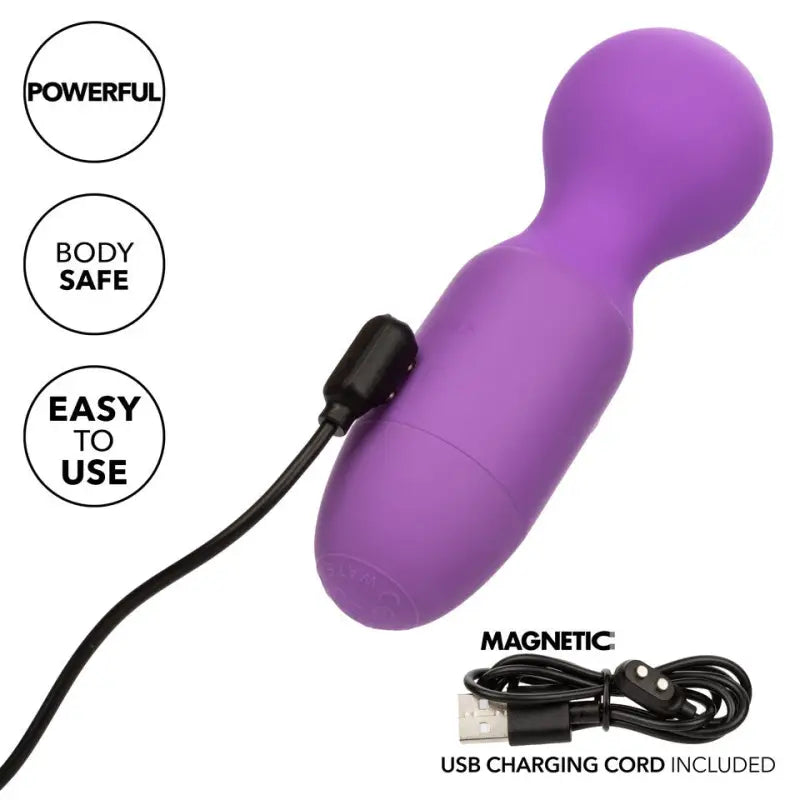 Exciting Mini Vibrator with Flexible Neck and USB Rechargeable Power