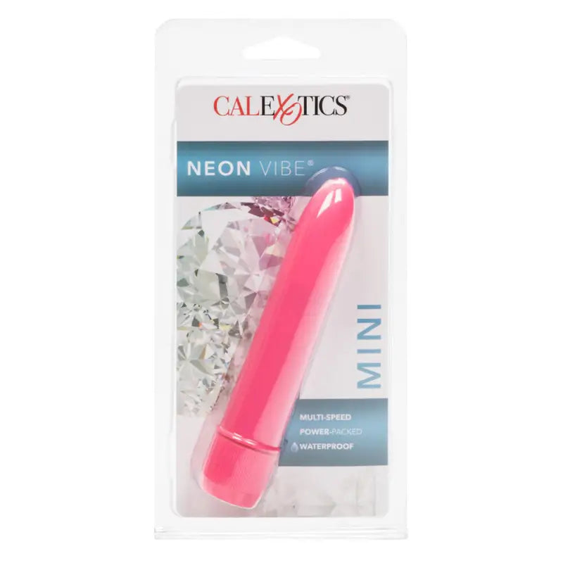 Exciting Neon Pink Multi Speed Mini Vibrator for Ultimate Pleasure