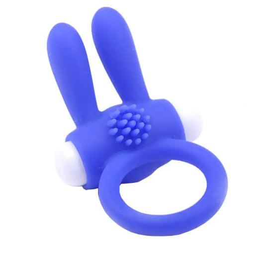 Exciting Rabbit Ears Blue Cock Ring for Ultimate Pleasure Moments