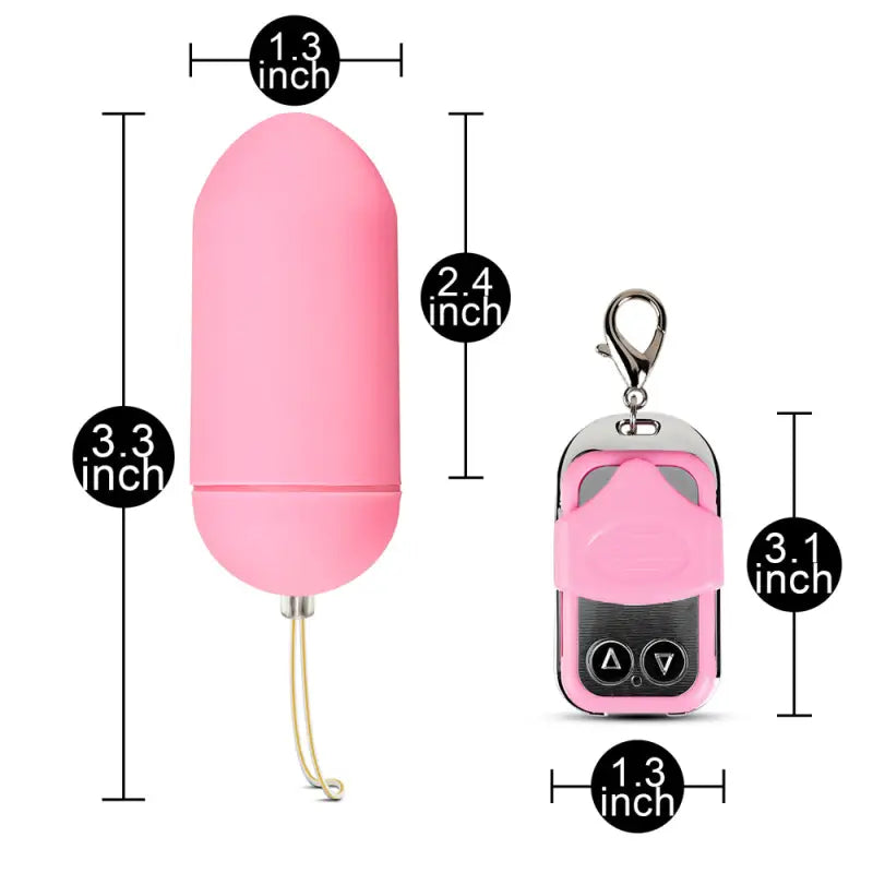 Exciting Vibrating Pink Egg with 10 Function Remote Control Sensation