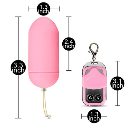 Exciting Vibrating Pink Egg with 10 Function Remote Control Sensation