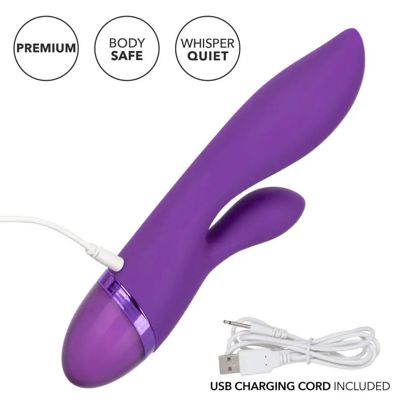 Experience Bliss with Aura Dual Lover Rechargeable Vibrator