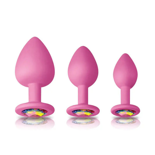 Experience Bliss with Glams Pink Spades Anal Trainer Kit