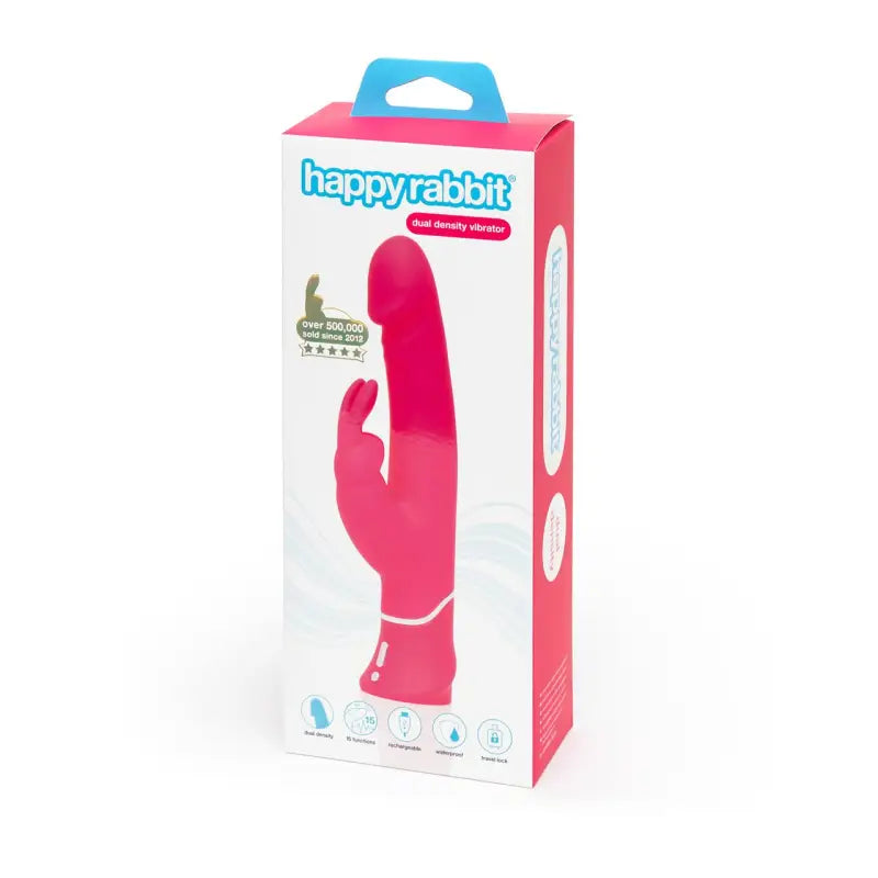 Happy Rabbit Realistic Dual Density Rabbit Vibrator Pink