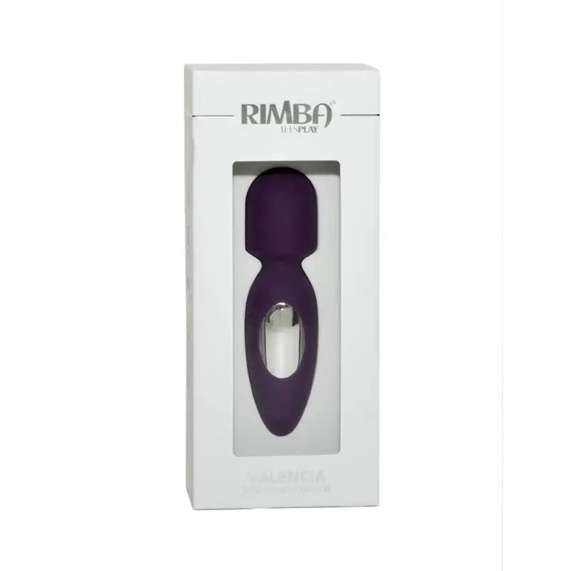 Experience Bliss with Rimba Valencia Mini Wand Vibrator Purple