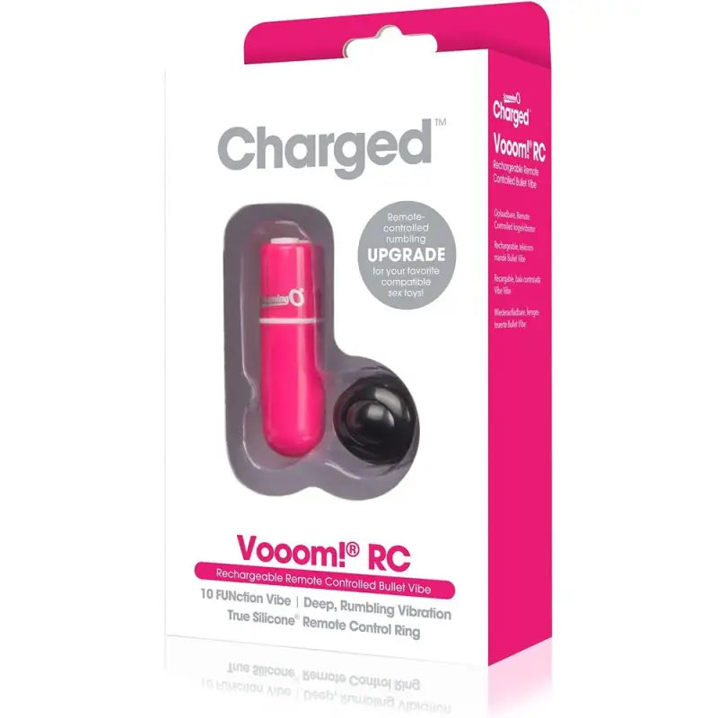 Experience Bliss with Screaming O Charged Vooom Pink Remote Control Bullet