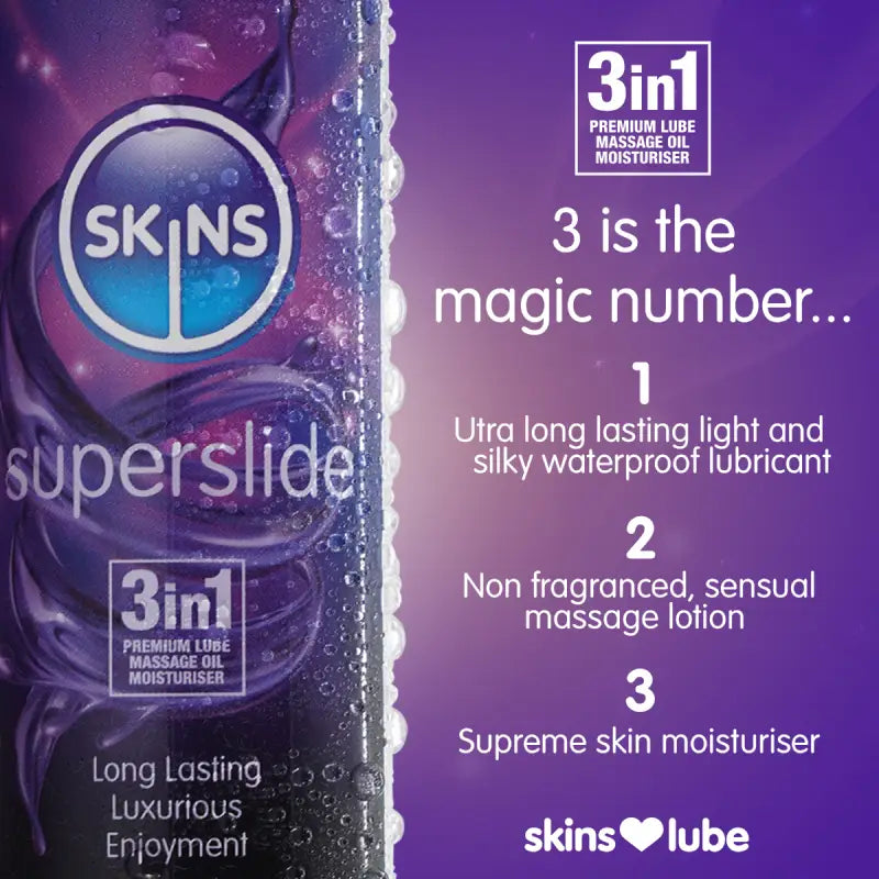 Skins Super Slide Silicone Lubricant - 5ml Foil