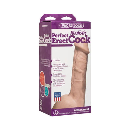 Experience Bliss with the 7 Inch Perfect Erect Cock Attachment