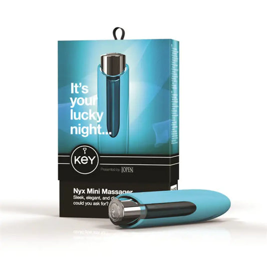 Key by Jopen Nyx Mini Massager - Robin Egg Blue