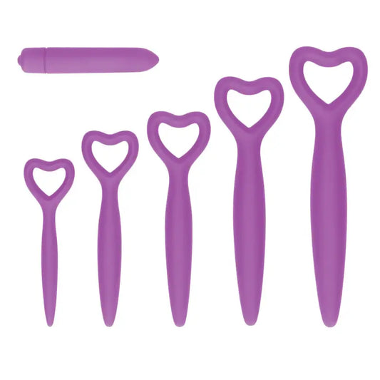 Experience Bliss with the Ouch Silicone Vaginal Dilator Set Purple