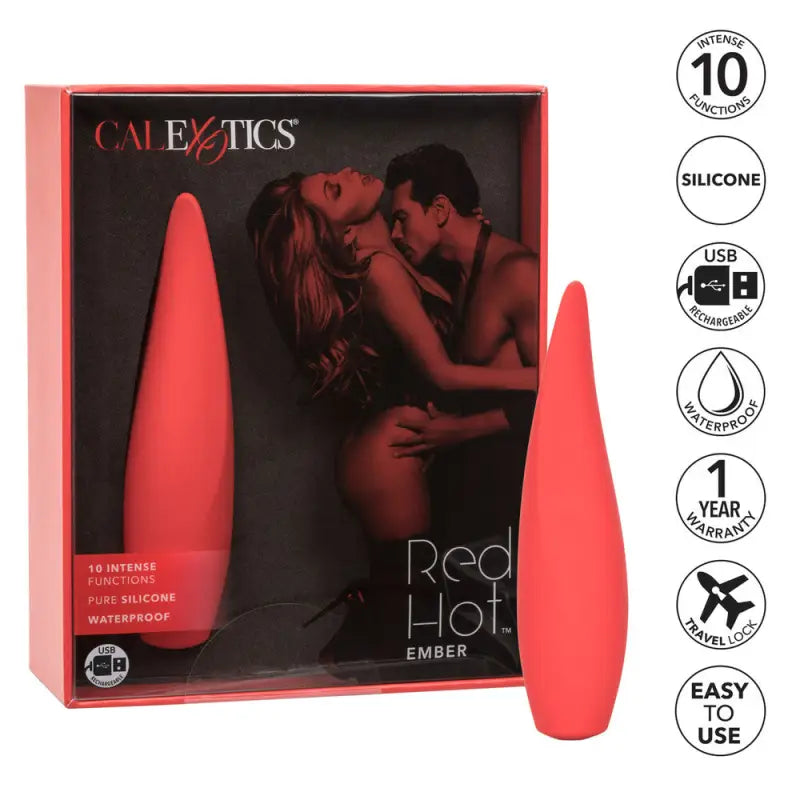 Experience Bliss with the Red Hot Ember Rechargeable Vibrator