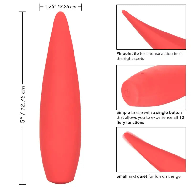 Experience Bliss with the Red Hot Ember Rechargeable Vibrator