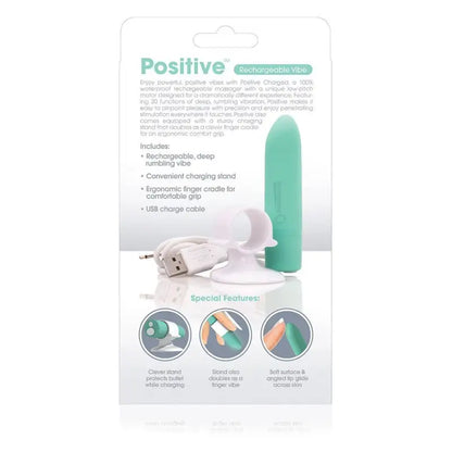 Experience Bliss with the Screaming O Positive Rechargeable Mini Vibrator