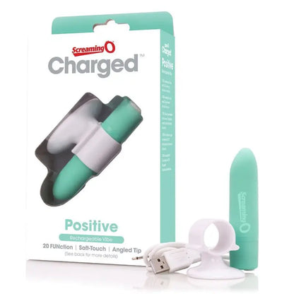 Experience Bliss with the Screaming O Positive Rechargeable Mini Vibrator