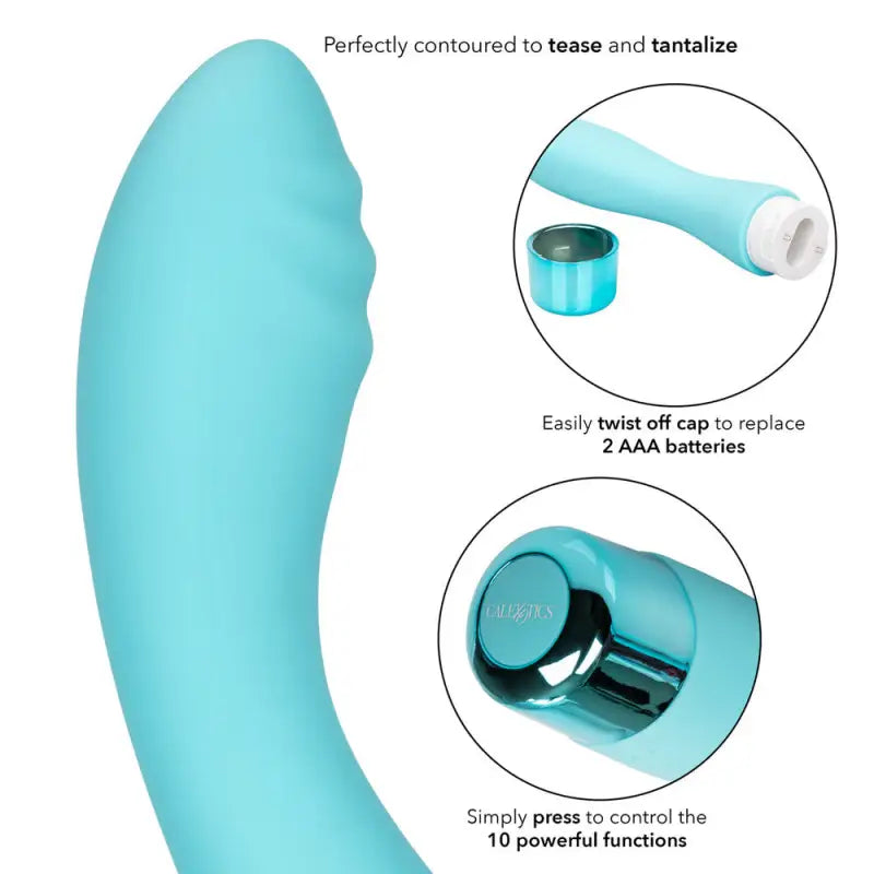 Experience Bliss with the Waterproof Eden Ripple Silicone G-Spot Vibrator