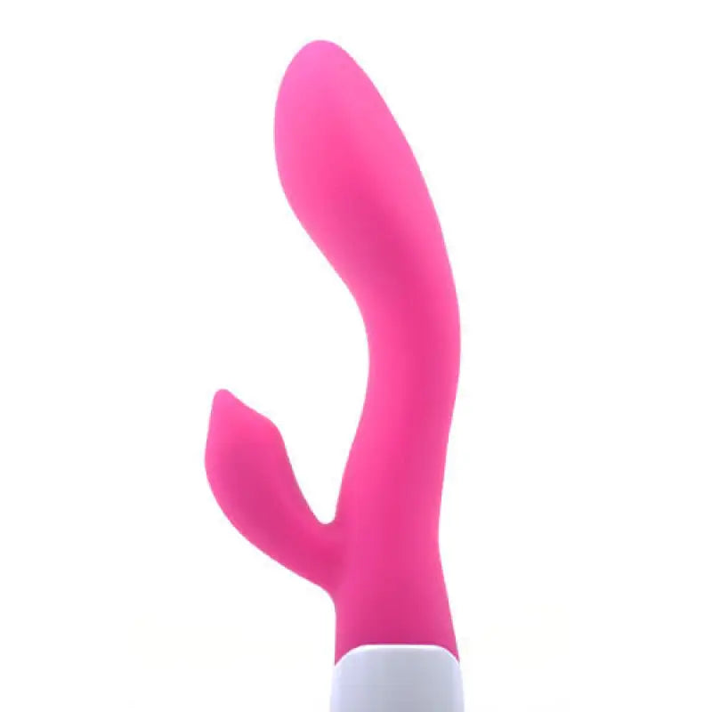 Experience Dual Ecstasy with Our Silicone Gspot Vibrator Pink