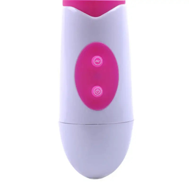 Experience Dual Ecstasy with Our Silicone Gspot Vibrator Pink