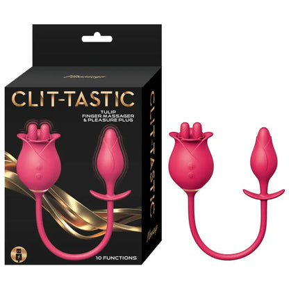 Experience Ecstasy with ClitTastic Tulip Finger Massager Pleasure Plug Set