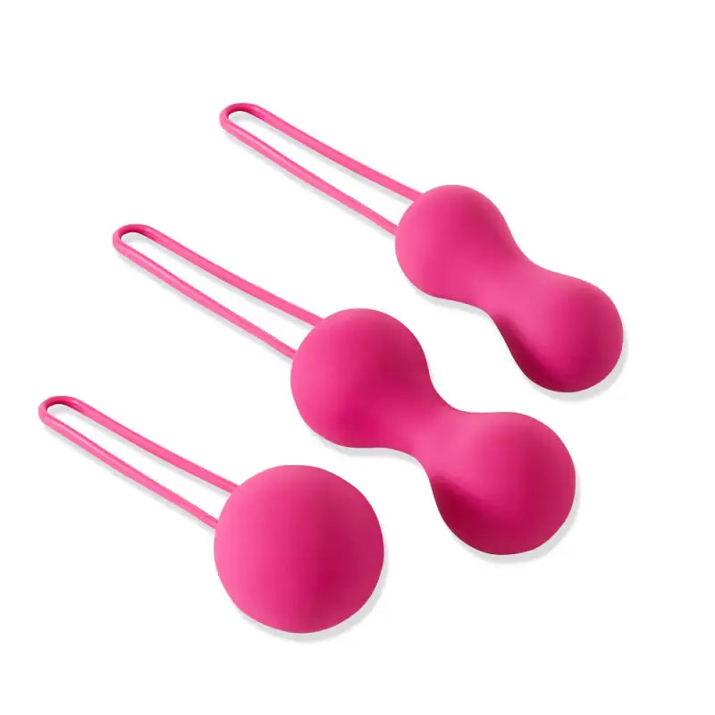 Experience Ecstasy with Je Joue Ami Kegel Balls Fuchsia