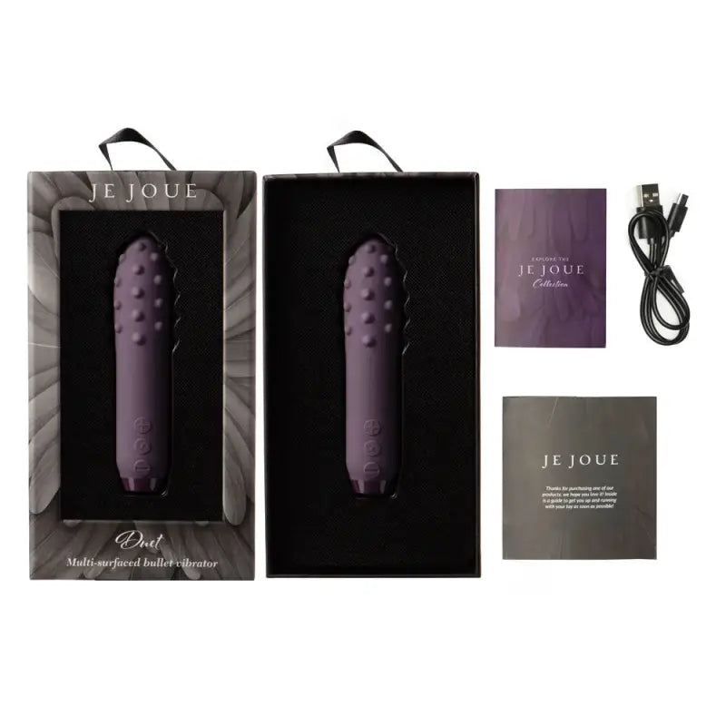 Experience Ecstasy with Je Joue Duet Multi Surfaced Bullet Vibrator