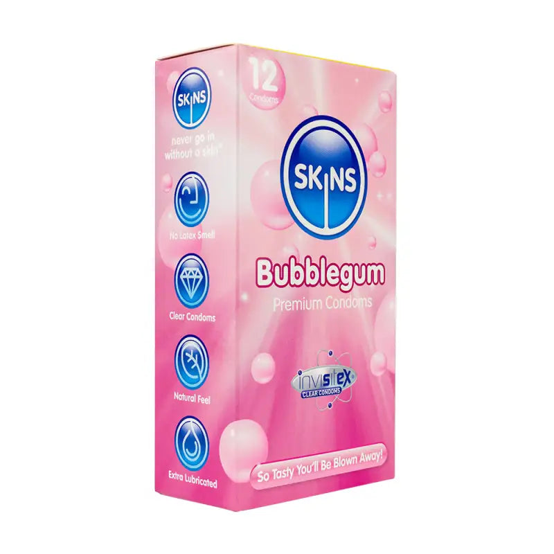 Skins Condoms Bubblegum 12 Pack