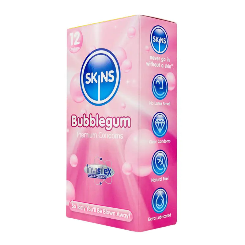 Skins Condoms Bubblegum 12 Pack